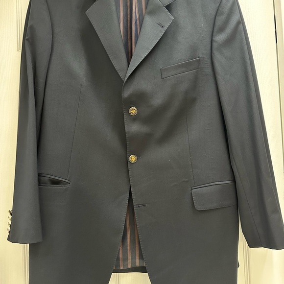 Lanificio F.lli Cerruti  vintage Men’s Classic Black Blazer size R44 - Picture 1 of 11